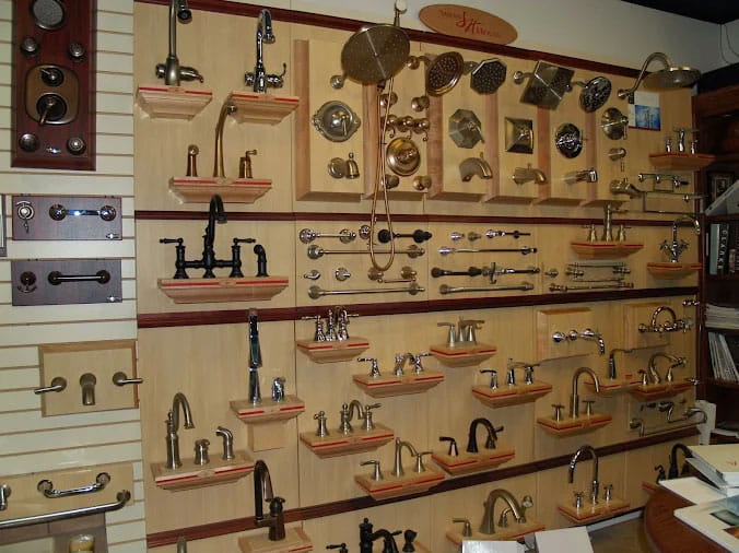Faucetrs and shower heads at Moore Supply Company Gainesville
