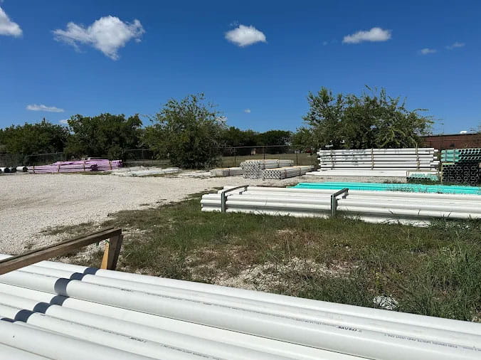 Plumbign pipe yard at Moore Supply Company Gainesville