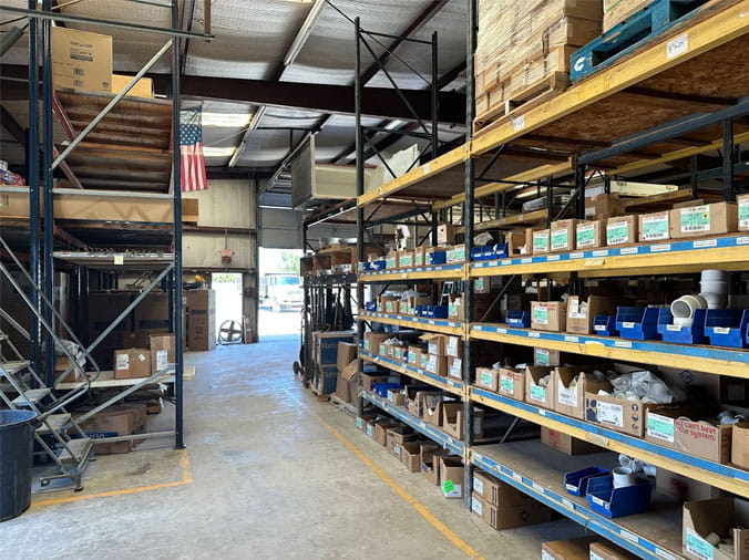 Plumbing warehouse at Moore Supply Company Gainesville